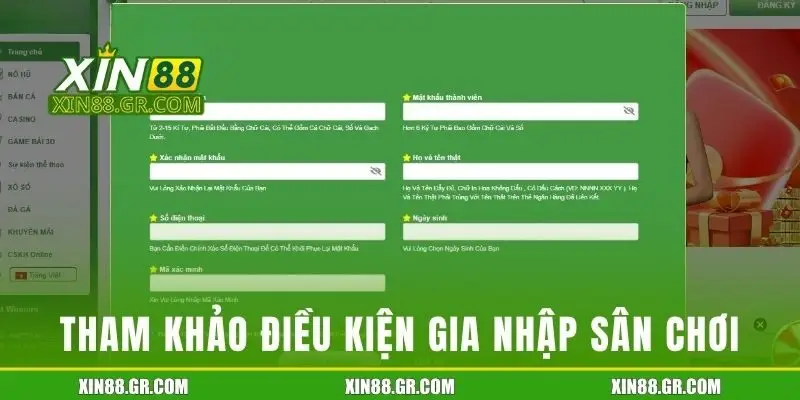 Tham khảo điều kiện gia nhập sân chơi